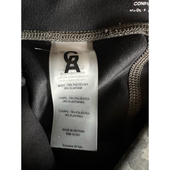 GOOD AMERICAN The Ferocious Legging in Green Mauve Leopard Print Size 1 Small - Picture 8 of 13